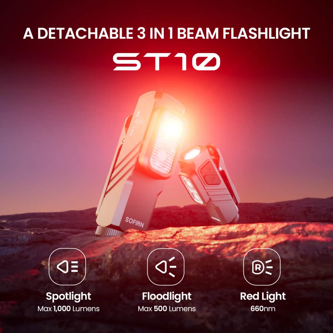 פנס כיס EDC של SOFIRN - 1000 לומן, USB-C, זנב מגנטי - קמפינג וטיולים בדיל מאומת: ₪79 במקום ₪124.44 (37% הנחה)