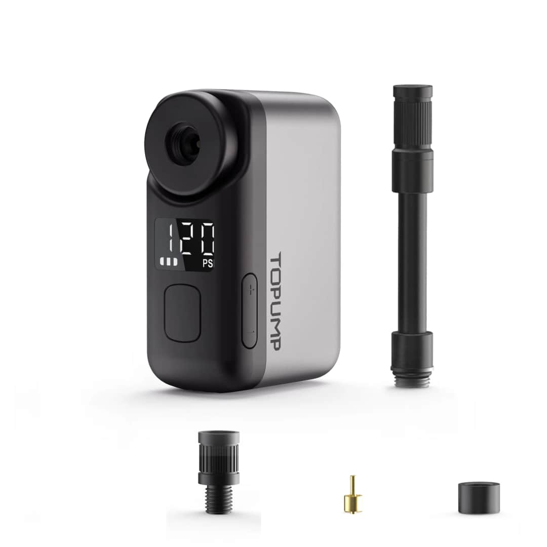 משאבה חשמלית TOPUMP TB2 PRO - 120PSI עם צג דיגיטלי - ספורט ובריאות בהנחה של 60%: ₪113.73 במקום ₪286.62