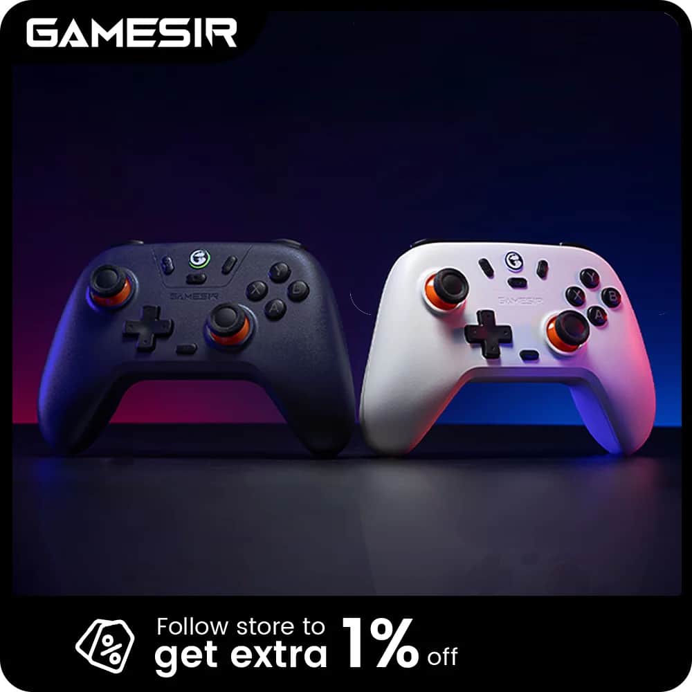 שלט GameSir Nova Lite - Hall Effect - גיימינג בהנחה של 70%: ₪69.29 במקום ₪230.7