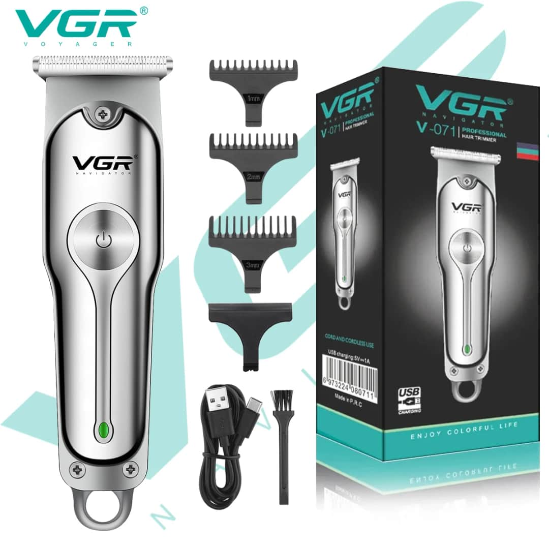 מכונת תספורת VGR 071 אלחוטית - ערכה מלאה - טיפוח ויופי בהנחה של 52%: ₪40.38 במקום ₪84.52