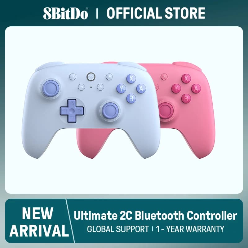 שלט 8BitDo Ultimate 2C ל-Switch - ג'ויסטיקי Hall Effect - גיימינג בדיל מאומת: ₪75.82 במקום ₪94.78 (20% הנחה)