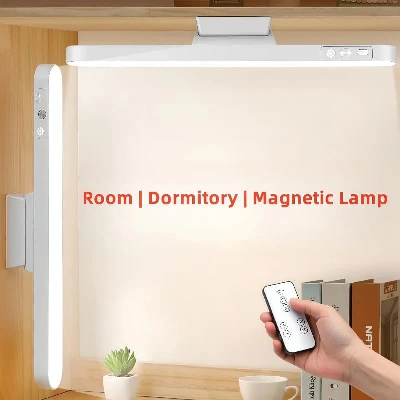 מנורת LED מגנטית נטענת לשולחן - בית וגאדג'טים בהנחה של 50%: ₪20.24 במקום ₪40.48